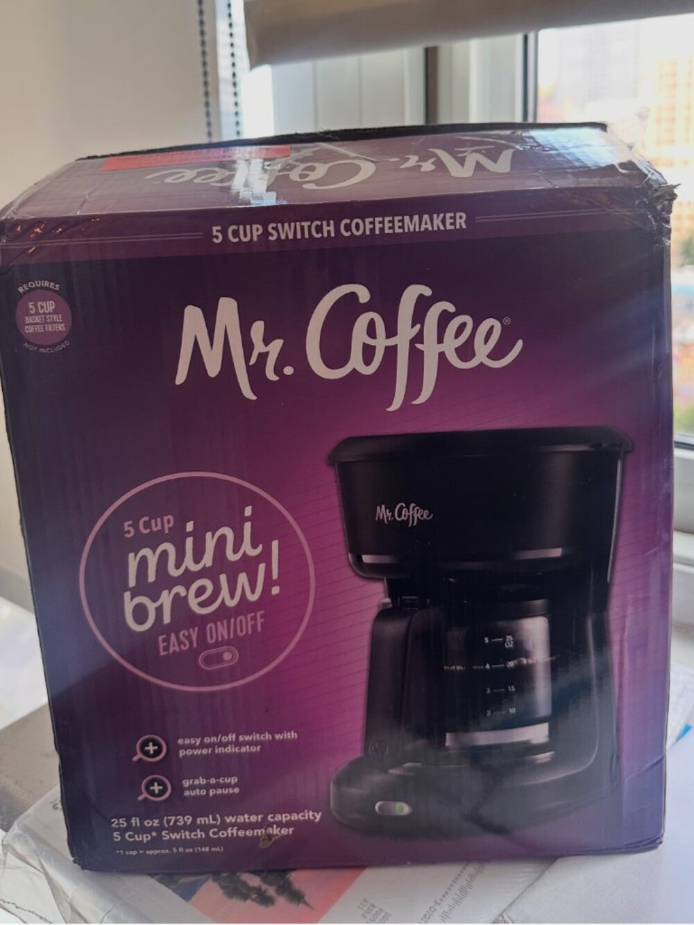 Mr Coffee 5 cup mini brew